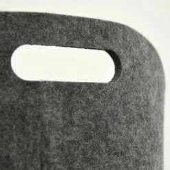 DUNEDESIGN Sac En Feutre Artificiel 40x25x30cm Pour Bois Achats Max 15Kg Gris - Anthrazit -DUNEDESIGN Sales 2024 10778535 5