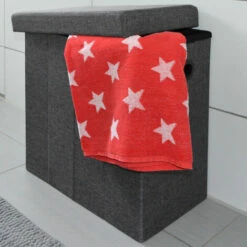 DuneDesign Panier à Linge Pliable 70L Coffre De Rangement Pliant Avec Poignées Couvercle Pouf Imitation Lin Marron Foncé - Grau 9 DuneDesign Panier à Linge Pliable 70L Coffre De Rangement Pliant Avec Poignées Couvercle Pouf Imitation Lin Marron Foncé - Grau -DUNEDESIGN Sales 2024 10987235 3