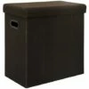 DuneDesign Panier à Linge Pliable 70L Coffre De Rangement Pliant Avec Poignées Couvercle Pouf Imitation Lin Marron Foncé - Braun 2 DuneDesign Panier à Linge Pliable 70L Coffre De Rangement Pliant Avec Poignées Couvercle Pouf Imitation Lin Marron Foncé - Braun -DUNEDESIGN Sales 2024 10987238 1