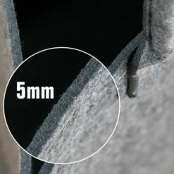 DuneDesign Sac à Linge Panier Rangement Jouets 43x38x60cm Feutre Artificiel Gris - Grau -DUNEDESIGN Sales 2024 10987267 4