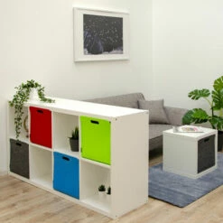 DUNEDESIGN 4 Boîtes De Rangement Feutre 33x33x38 Cm Kallax Panier Feutrine Ikea Multicolore - Bunt -DUNEDESIGN Sales 2024 11486272 3