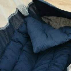 DuneDesign Hamac Pour Bébé 70x36x94cm Berceau Siège Suspendu Pour Babies Bleu - Blau -DUNEDESIGN Sales 2024 15381130 3