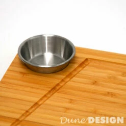 DUNEDESIGN Lot De 2 - Planche De Service Bambou Et Bol à Sauce - Assiette à Steak En Bois - Beige -DUNEDESIGN Sales 2024 20415492 4
