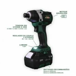 Visseuse à Chocs 20V Sans Fil Silex® 20V (1 X 4.0Ah Batterie Lithium ) -DUNEDESIGN Sales 2024 22165012 2