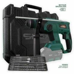 Marteau Perforateur 20V Sans Fil Silex® (sans Batterie Et Chargeur) + 12 Mèches SDS- MOTEUR BRUSHLESS