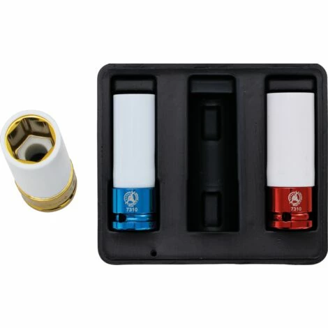 SILEX Douilles à Choc Pour Jantes Alu | 12,5 Mm (1/2) | 17 / 19 / 21 Mm | 3 Pièces 3 SILEX Douilles à Choc Pour Jantes Alu | 12,5 Mm (1/2) | 17 / 19 / 21 Mm | 3 Pièces