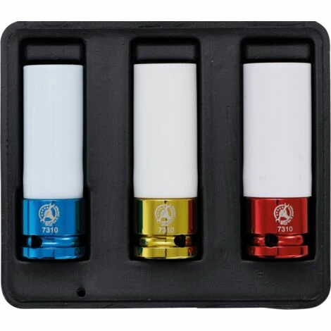 SILEX Douilles à Choc Pour Jantes Alu | 12,5 Mm (1/2) | 17 / 19 / 21 Mm | 3 Pièces 4 SILEX Douilles à Choc Pour Jantes Alu | 12,5 Mm (1/2) | 17 / 19 / 21 Mm | 3 Pièces – Image 2