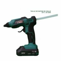 Pistolet A Colle Sans Fil 20v Silex® Ø10-12mm + 3 Batons De Colle Dia.11mm. (BATTERIE 2 Ah) -DUNEDESIGN Sales 2024 24121718 3