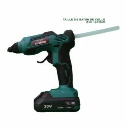Pistolet A Colle Sans Fil 20v Silex® Ø10-12mm + 3 Batons De Colle Dia.11mm. (SANS BATTERIE NI CHARGEUR ) -DUNEDESIGN Sales 2024 24121777 3