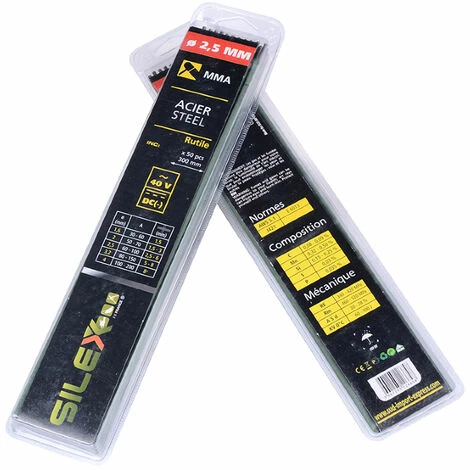 Lot De 50 électrodes Pour Soudage Silex® Rutile 2.5ø 4 Lot De 50 électrodes Pour Soudage Silex® Rutile 2.5ø – Image 2