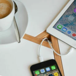 DUNEDESIGN Table D'Appoint Scandinave 40x45cm Blanche Table De Chevet Ronde Basse En Bois - Weiss -DUNEDESIGN Sales 2024 27572510 3