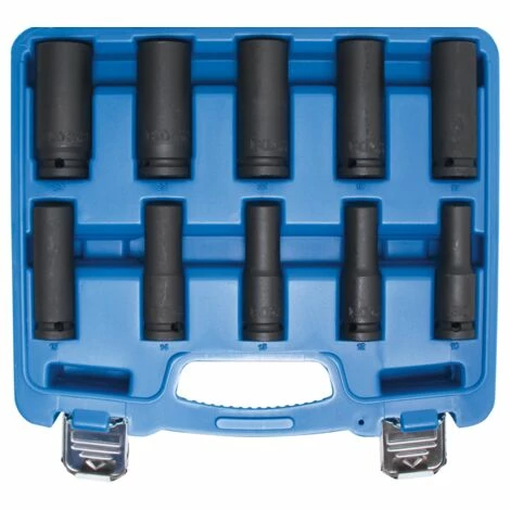 SILEX Jeu De Douilles à Choc, Six Pans, Profondes | 12,5 Mm (1/2) | 10 - 24 Mm | 10 Pièces 3 SILEX Jeu De Douilles à Choc, Six Pans, Profondes | 12,5 Mm (1/2) | 10 - 24 Mm | 10 Pièces