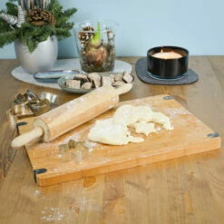 DUNEDESIGN Planche à Découper En Bois Massif Avec Bec Verseur 44x30x2cm Planche Antidérapan - Holzfarben -DUNEDESIGN Sales 2024 35523863 3