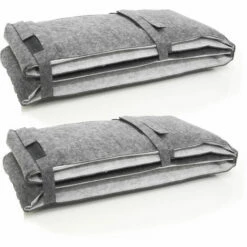 DUNEDESIGN Set Feutre 2 Coussins Réversibles Banc De Bière 220cm 12 Capuchons Protection - Grau -DUNEDESIGN Sales 2024 35530646 3