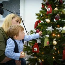 DUNEDESIGN Calendrier De L'Avent à Remplir - 24 Pochettes Cadeaux En Tissu - DIY Kit Noël - Rot -DUNEDESIGN Sales 2024 35534943 3