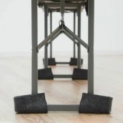 DUNEDESIGN Set Feutre 2 Coussins Réversibles Banc Bière 180cm 12 Capuchons Protection Sol - Grau -DUNEDESIGN Sales 2024 35568052 5