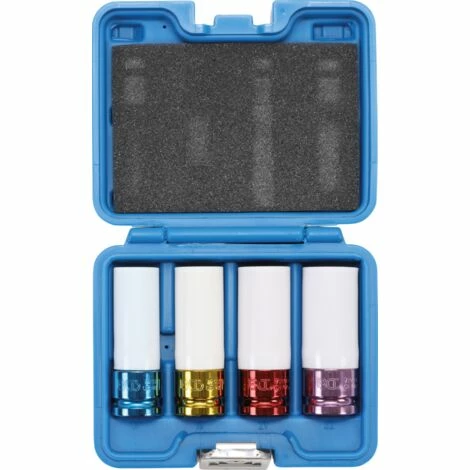 SILEX Jeu De Douilles De Puissance Avec Protection | 12,5 Mm (1/2) | 17 / 19 / 21 / 22 Mm | 4 Pièces 4 SILEX Jeu De Douilles De Puissance Avec Protection | 12,5 Mm (1/2) | 17 / 19 / 21 / 22 Mm | 4 Pièces – Image 2