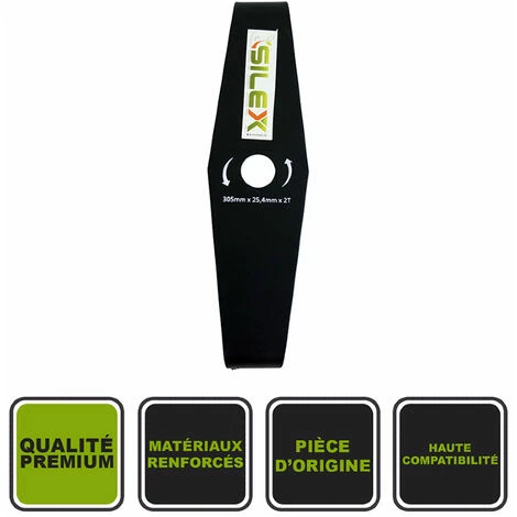 Lame De Coupe à 2 Dents Spéciale Ronces Silex® Pour Débroussailleuse 2 Lame De Coupe à 2 Dents Spéciale Ronces Silex® Pour Débroussailleuse