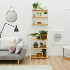 DUNEDESIGN Étagère Bambou - 69x60x26 Meuble Bois Salle De Bain Cuisine Rangement Chaussures - Weiss 11 DUNEDESIGN Étagère Bambou - 69x60x26 Meuble Bois Salle De Bain Cuisine Rangement Chaussures - Weiss -DUNEDESIGN Sales 2024 42694751 5