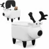 DUNEDESIGN Tabouret Renne Avec Rangement - 57x31x55 Pouf De Forme Animale Chaise Enfant - Beige -DUNEDESIGN Sales 2024 43372716 1