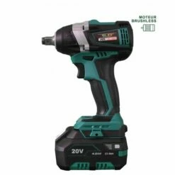 Clé à Chocs 20V Sans Fil Silex® 20V Moteur Brushless (1 X 6 Ah Batterie Lithium SLX ) + 10 Douilles à Choc -DUNEDESIGN Sales 2024 43998411 4