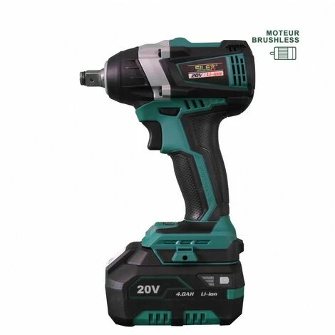 Clé à Chocs 20V Sans Fil Silex® 20V Moteur Brushless (1 X Batterie 6 Ah SLX Lithium ) + 3 Douilles à Choc Pour Jantes Alu 6 Clé à Chocs 20V Sans Fil Silex® 20V Moteur Brushless (1 X Batterie 6 Ah SLX Lithium ) + 3 Douilles à Choc Pour Jantes Alu – Image 4