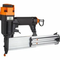 SILEX Compresseur Portatif 6L - 40V SLX® +2 Batteries Lithium 4 Ah + Cloueur Pneumatique SLX 18 GA + Tuyau 5M -DUNEDESIGN Sales 2024 43998427 4