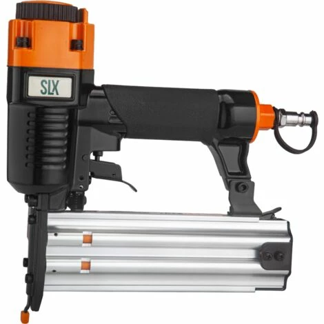 SILEX Cloueur Pneumatique SLX 18 GA - Clous 15-50 Mm - 4-7 Bar + 5000 Clous 18G/25 Mm 4 SILEX Cloueur Pneumatique SLX 18 GA - Clous 15-50 Mm - 4-7 Bar + 5000 Clous 18G/25 Mm – Image 2