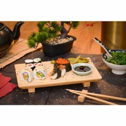 DUNEDESIGN 4 Assiettes De Service Pour Sushi - Plats En Bambou 27x16x4 Vaisselle Avec Bols - Braun 9 DUNEDESIGN 4 Assiettes De Service Pour Sushi - Plats En Bambou 27x16x4 Vaisselle Avec Bols - Braun -DUNEDESIGN Sales 2024 44092478 3