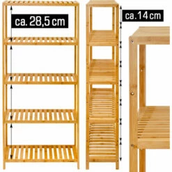 DuneDesign Rayonnage 130x60 Cm Pour Cuisine Et Salle De Bain En Bois De Bambou - Holzfarben 8 DuneDesign Rayonnage 130x60 Cm Pour Cuisine Et Salle De Bain En Bois De Bambou - Holzfarben -DUNEDESIGN Sales 2024 49704801 3