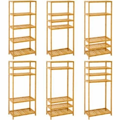 DuneDesign Rayonnage 130x60 Cm Pour Cuisine Et Salle De Bain En Bois De Bambou - Holzfarben 9 DuneDesign Rayonnage 130x60 Cm Pour Cuisine Et Salle De Bain En Bois De Bambou - Holzfarben -DUNEDESIGN Sales 2024 49704801 4