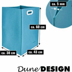 DUNEDESIGN 100l Grande Paniere A Linge Sale En Feutre 43x38x60 Panier A Linge Sale Pliable - Blau 11 DUNEDESIGN 100l Grande Paniere A Linge Sale En Feutre 43x38x60 Panier A Linge Sale Pliable - Blau -DUNEDESIGN Sales 2024 69758632 5